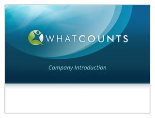 Meet the new WhatCounts - Slide Deck