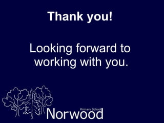 Thank you! Looking forward to working with you.   