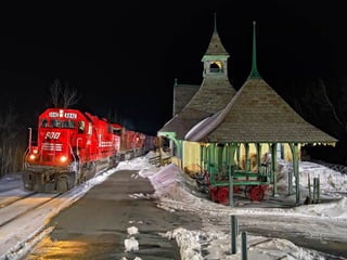 Meet the train~nice!!