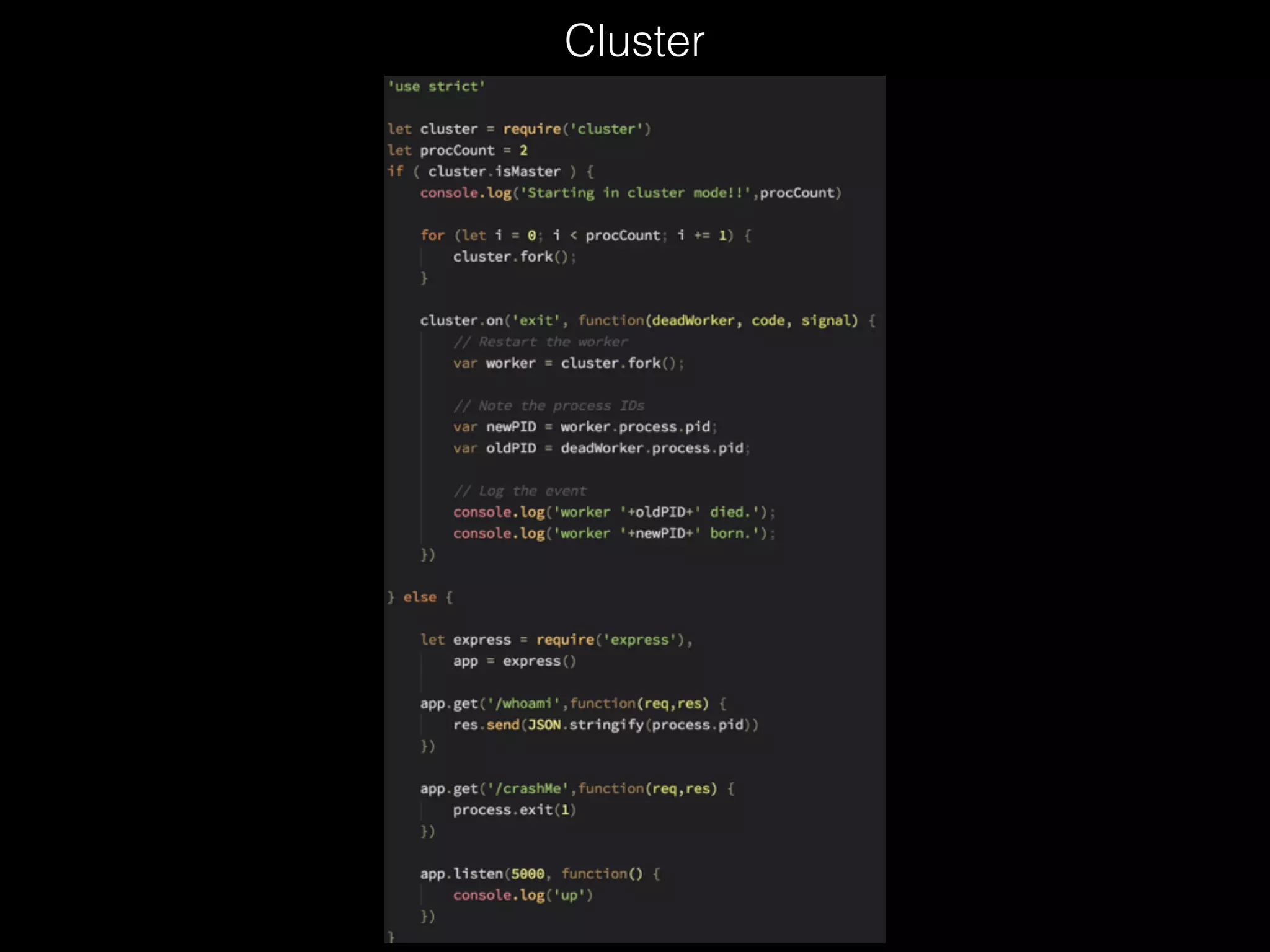 Cluster