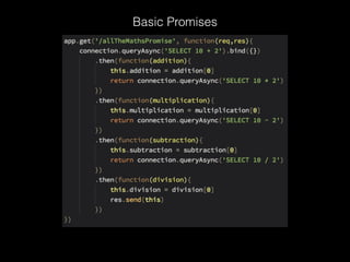 Basic Promises
 
