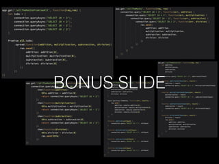 BONUS SLIDE
 