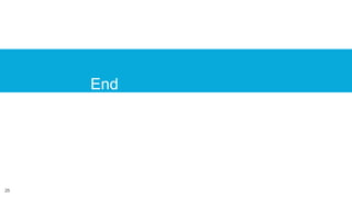 End
25
 