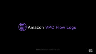 © 2019, Amazon Web Services, Inc. or its affiliates. All rights reserved.
Amazon VPC Flow Logs
 
