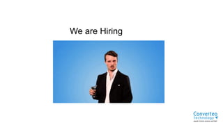 We are Hiring
 