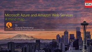 Microsoft Azure and Amazon Web Services
A mind map…
By
Gururaj Pandurangi
Founder & Partner | Avyan Consulting Corp
 
