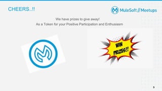 5
CHEERS..!!
5
We have prizes to give away!
As a Token for your Positive Participation and Enthusiasm
 