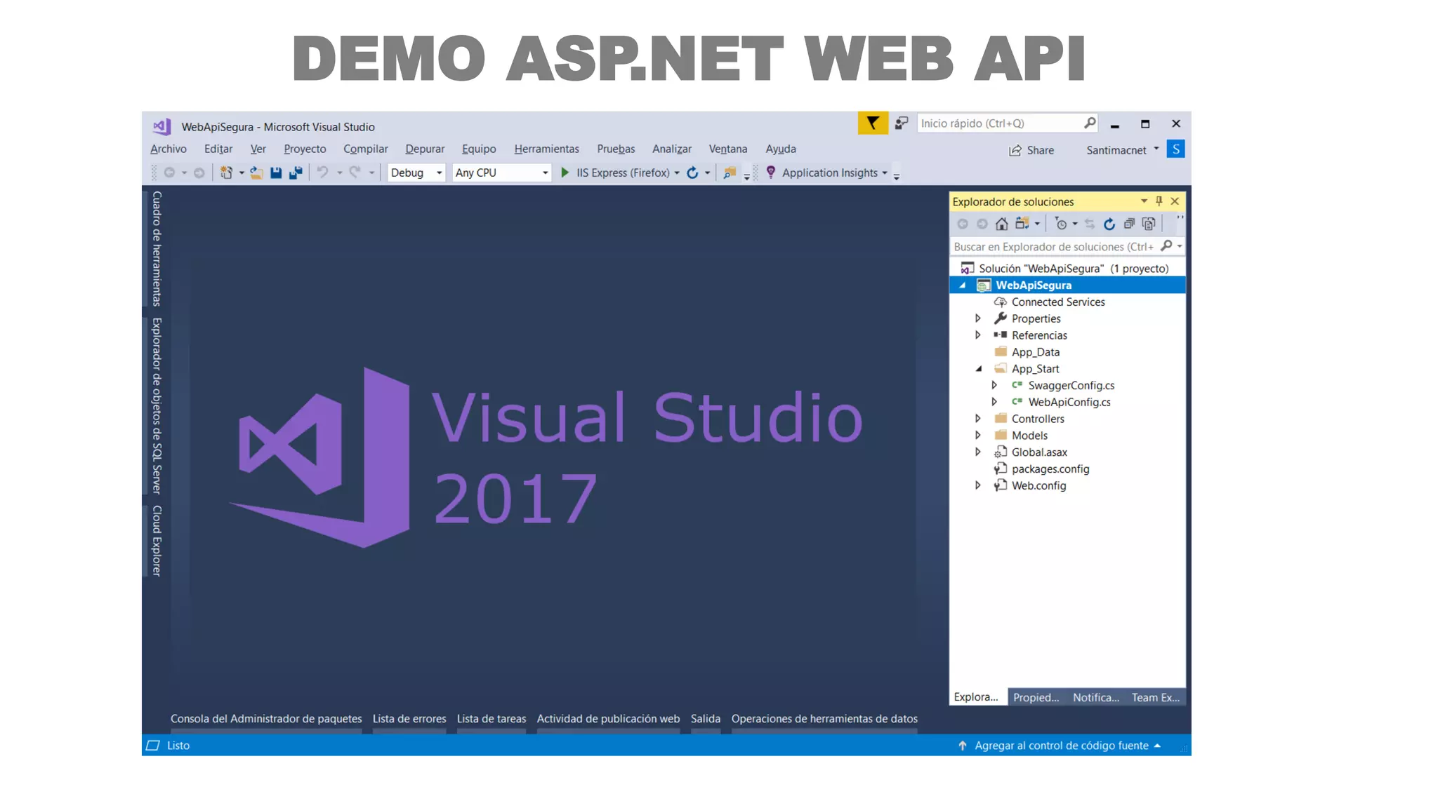 DEMO ASP.NET WEB API
 