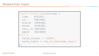 Streams, Tables, and Time in KSQL | PPT