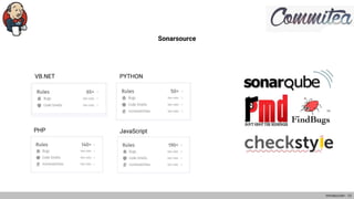 Sonarsource
VB.NET
Introducción - 13
PYTHON
PHP JavaScript
 