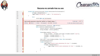 Recurso no cerrado tras su uso
Introducción - 17
 