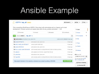 Ansible Example
 
