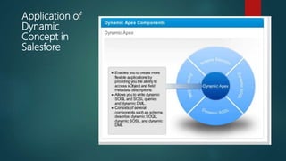 Application of
Dynamic
Concept in
Salesfore
 