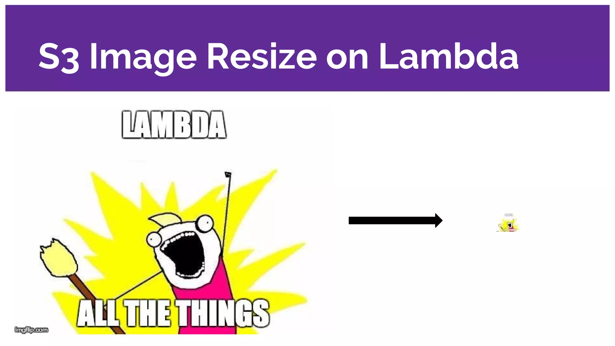 S3 Image Resize on Lambda
