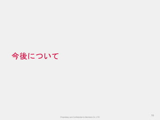 Proprietary and Confidential to Members Co.,LTD
19
ˤĤ
 