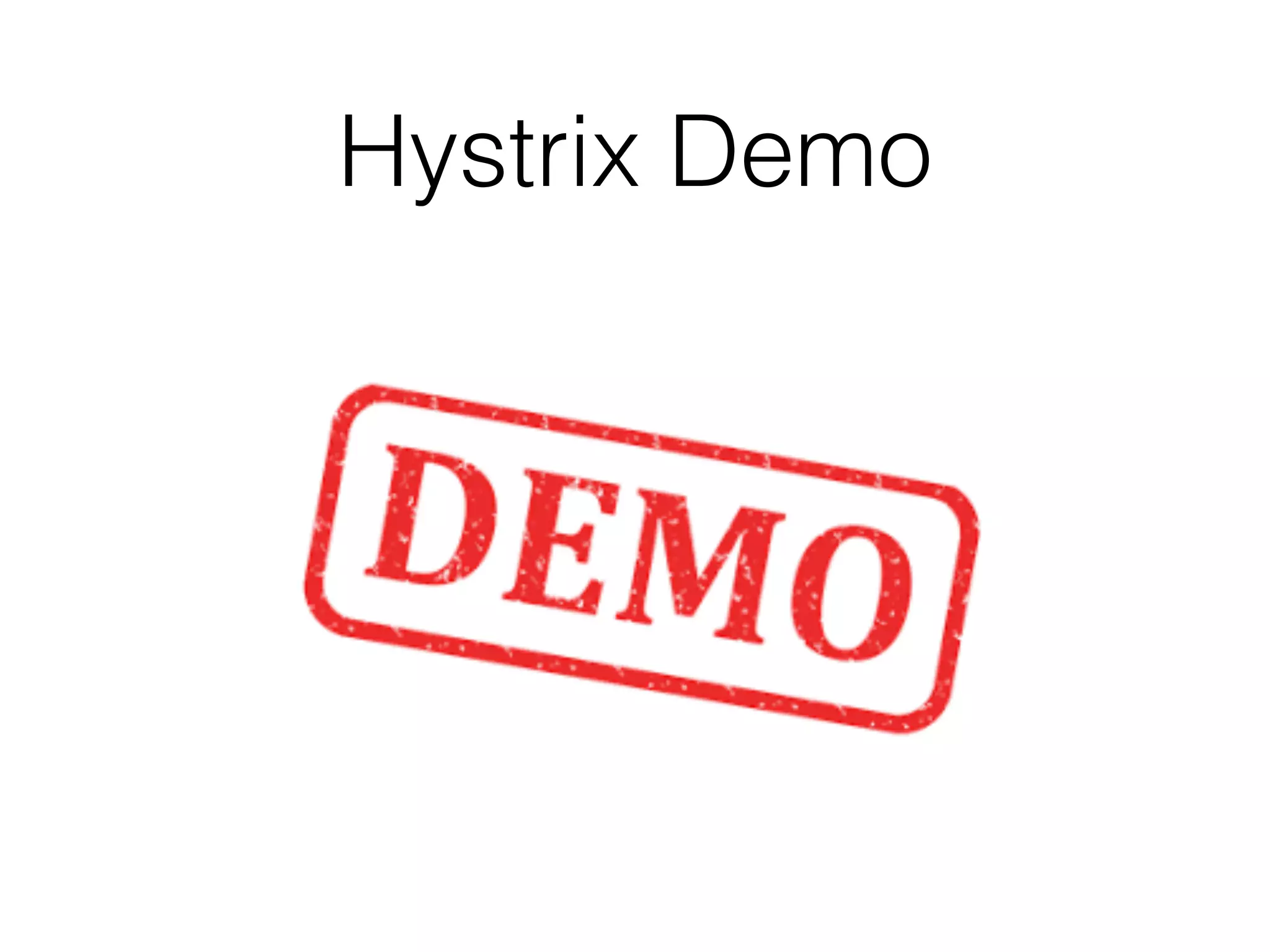Hystrix Demo 