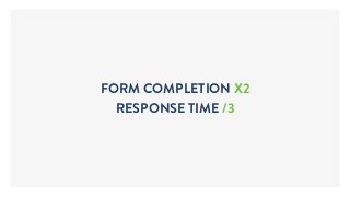 FORM COMPLETION X2
RESPONSE TIME /3
 