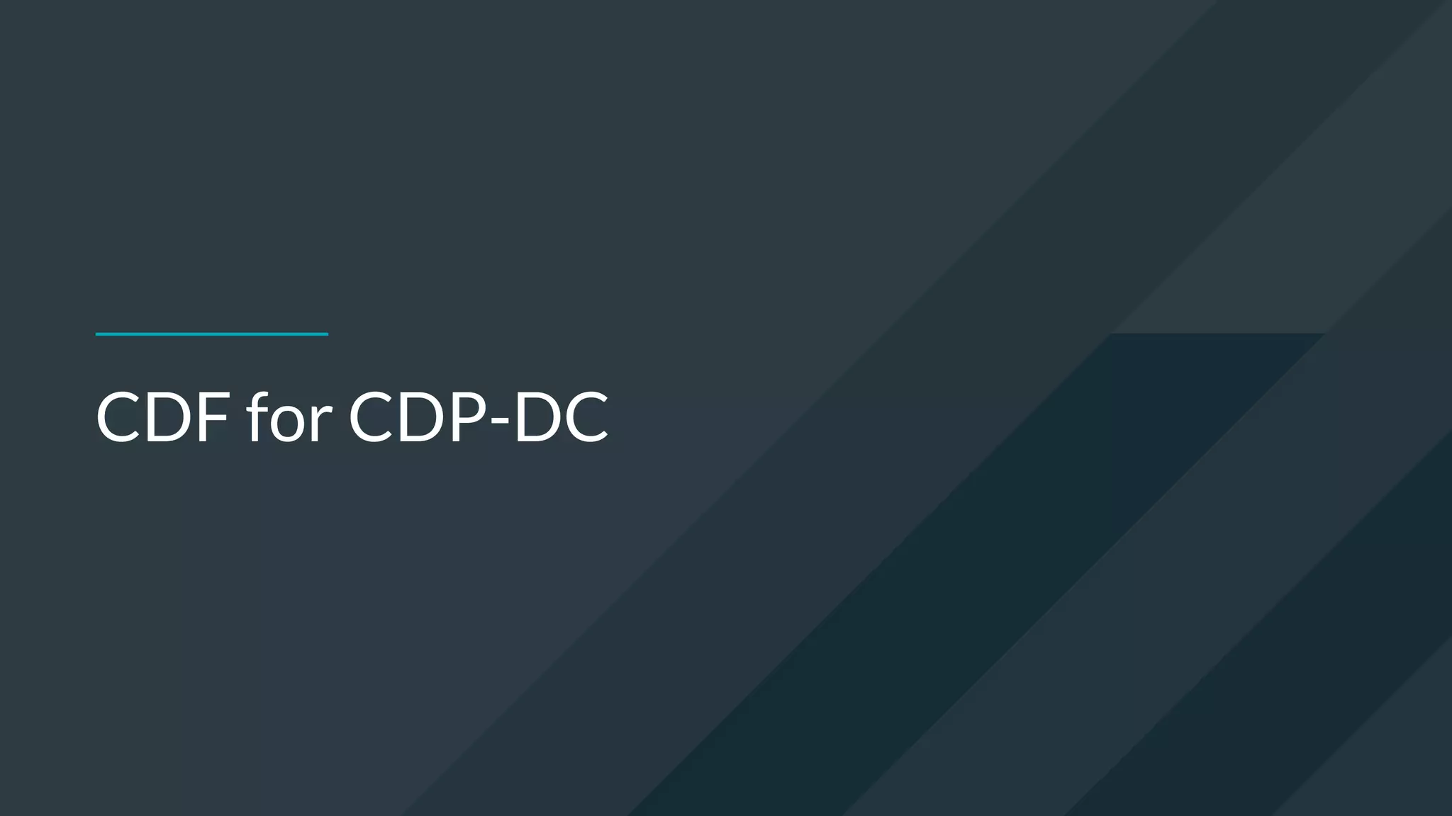 CDF for CDP-DC
 