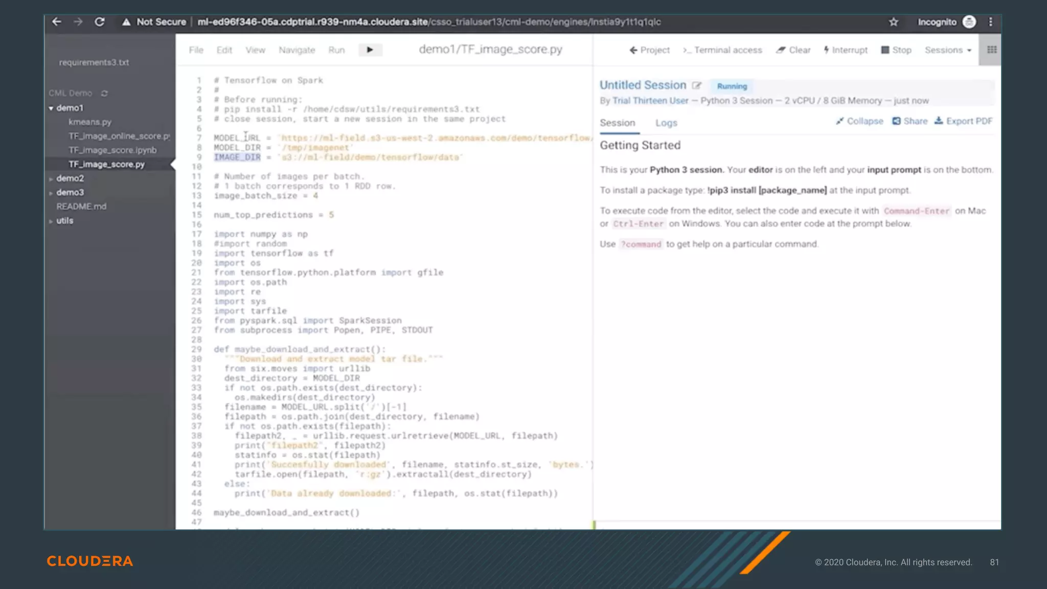 © 2020 Cloudera, Inc. All rights reserved. 81
 