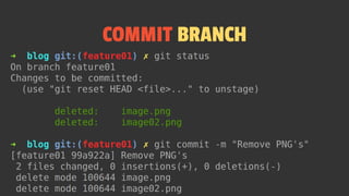 COMMIT BRANCH
 