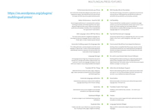 https://es.wordpress.org/plugins/
multilingual-press/
 