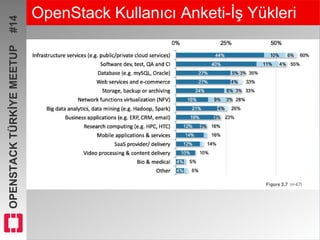 OPENSTACKTÜRKİYEMEETUP#14 OpenStack Kullanıcı Anketi-İş Yükleri
 