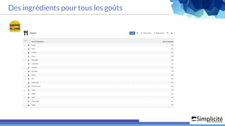 Des ingrédients pour tous les goûts
 