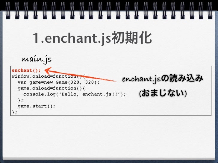 Enchant Js Meetup Tokyo Vol 2 Tutorial