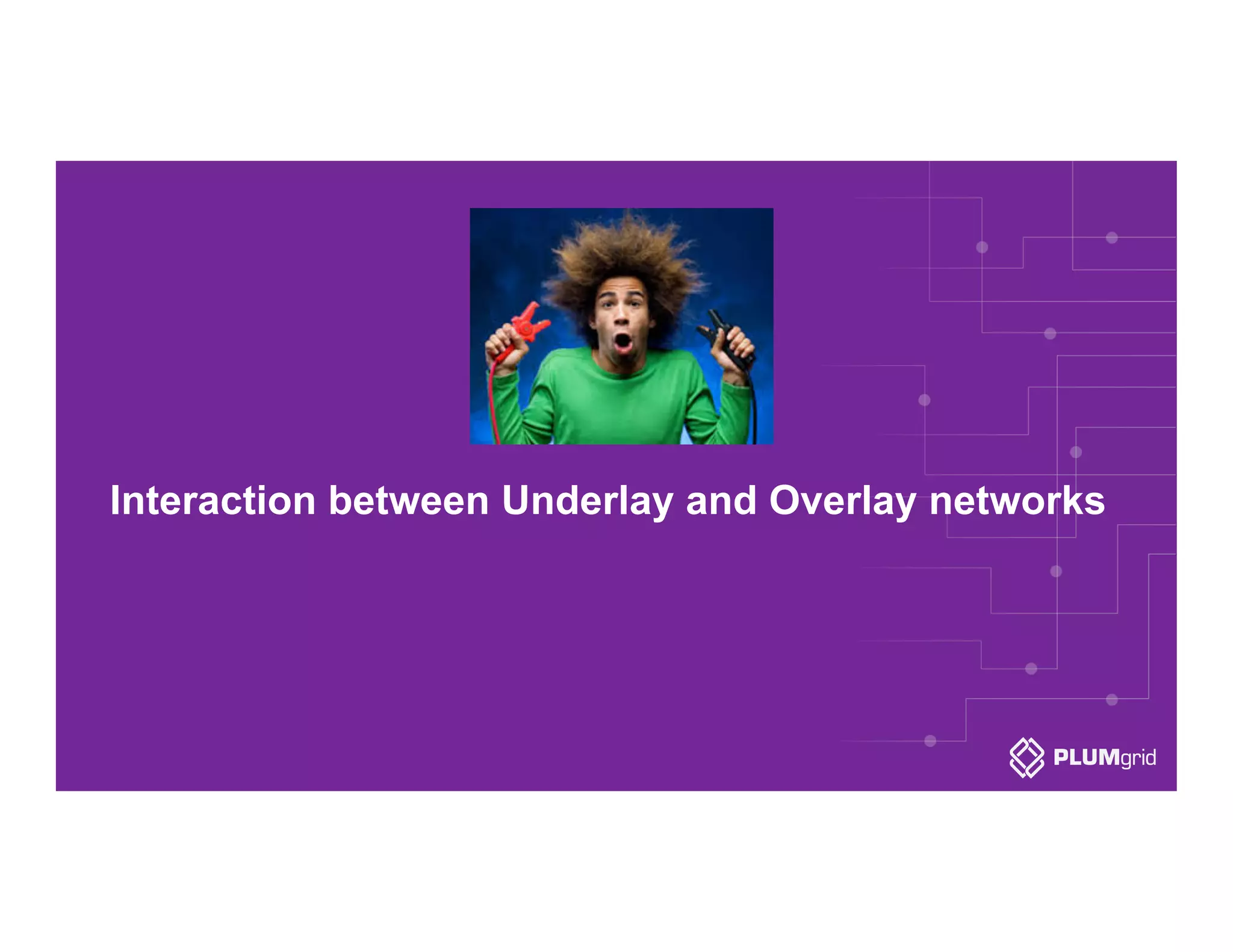 Interaction between Underlay and Overlay networks
 