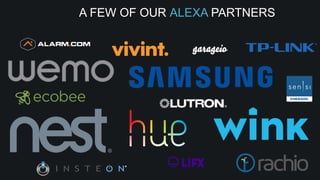 A FEW OF OUR ALEXA PARTNERS
 