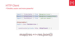 HTTP Client
Smaller, easier and more powerful
 