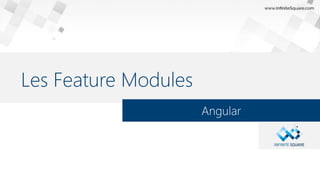 Les Feature Modules
Angular
 