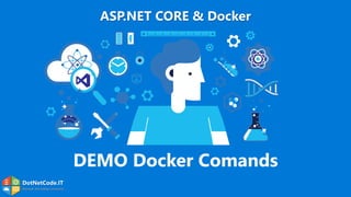 DotNetCode.IT
Microsoft .Net Coding Community
ASP.NET CORE & Docker
DEMO Docker Comands
 