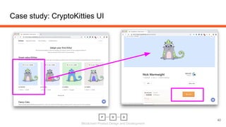 Blockchain Product Design and Development
Case study: CryptoKitties UI
40
 