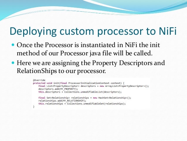 Apache Nifi Custom Processor Apache Nifi Custom Processor