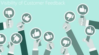 Visibility of Customer Feedback
 