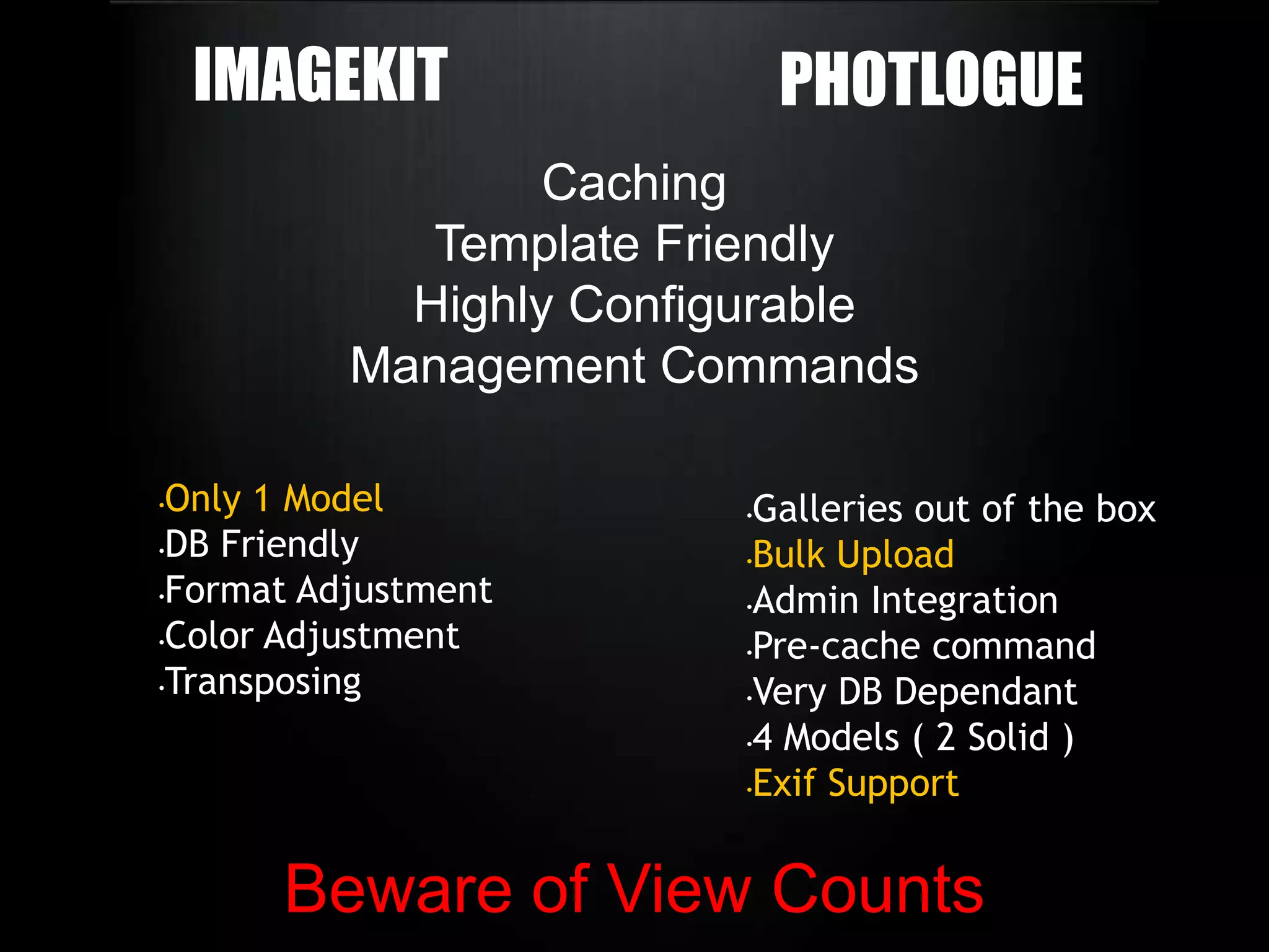 PROCONHeavily Customised Admin