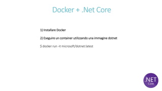 Introduzione a .Net Core