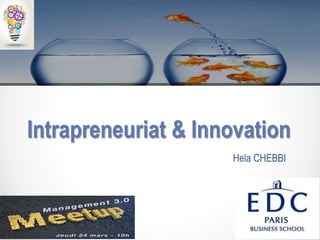 Intrapreneuriat & Innovation
Hela CHEBBI
1
 