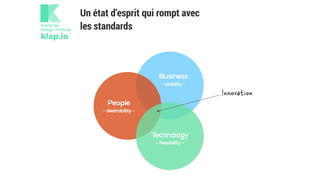 Un état d’esprit qui rompt avec
les standards
 