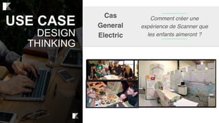 Le Design
Thinking
USE CASE
DESIGN
THINKING
Cas
General
Electric
Comment créer une
expérience de Scanner que
les enfants aimeront ?
 