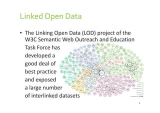 Linked Data, Ontologies and Inference | PPT