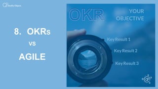 .
8. OKRS
VS
AGILE
 