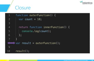 Advanced JavaScript | PPTX