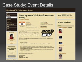 Case Study: Event Details
 