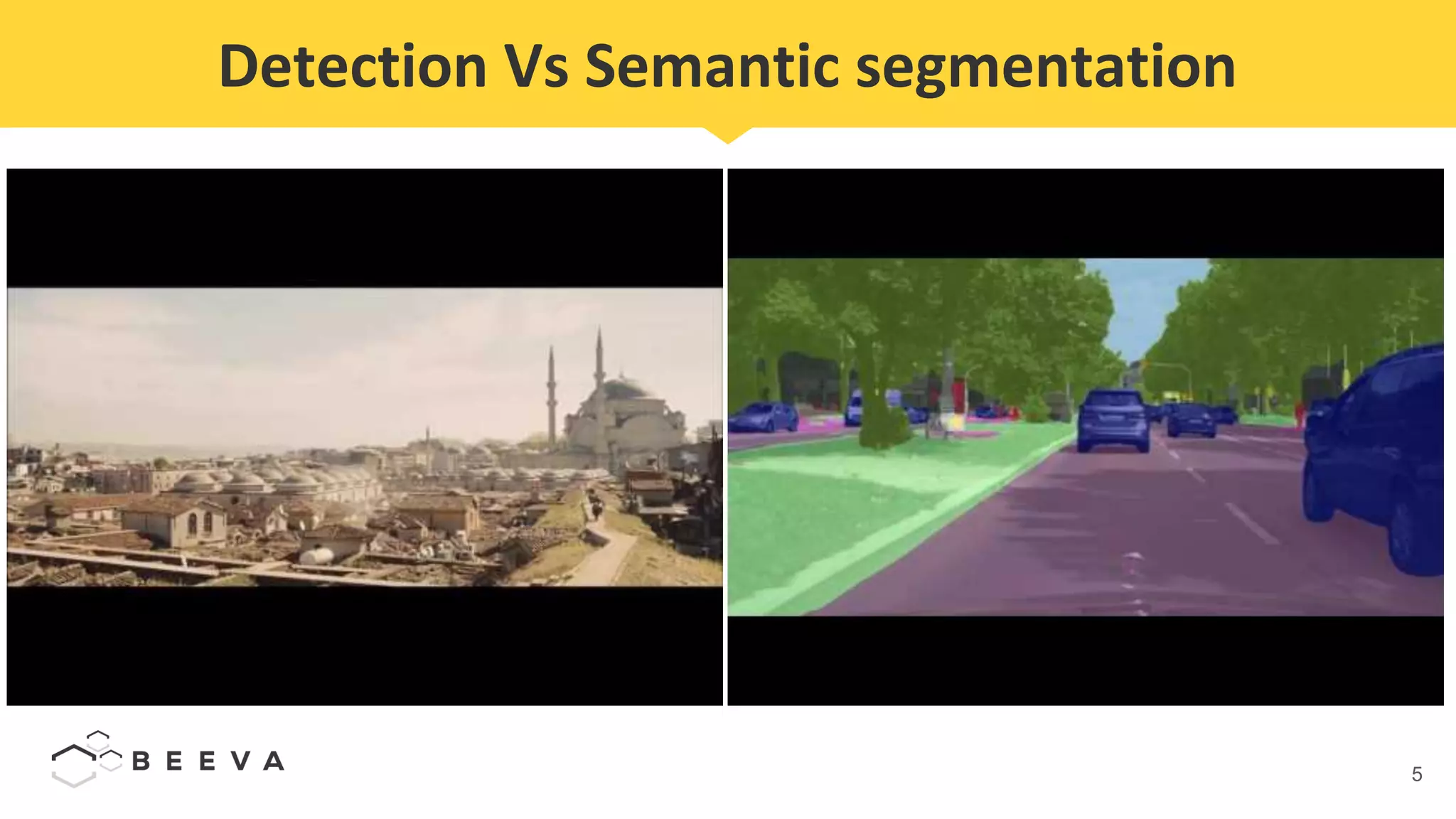 5
Detection Vs Semantic segmentation
 