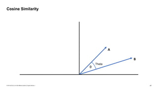 © 2019 SAP SE or an SAP affiliate company. All rights reserved. ǀ "47
Cosine Similarity
Theta
 