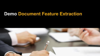 Demo Document Feature Extraction
 