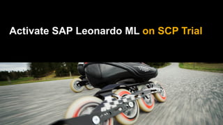 Activate SAP Leonardo ML on SCP Trial
 
