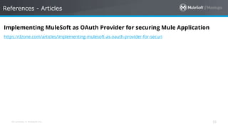 MuleSoft Integration with AWS Cognito Client Credentials and Mule JWT ...